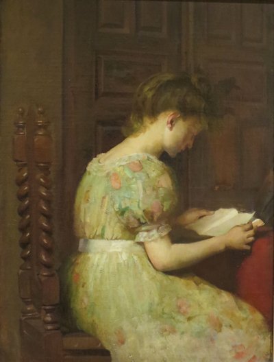 Niña leyendo de Mary C. Wheeler